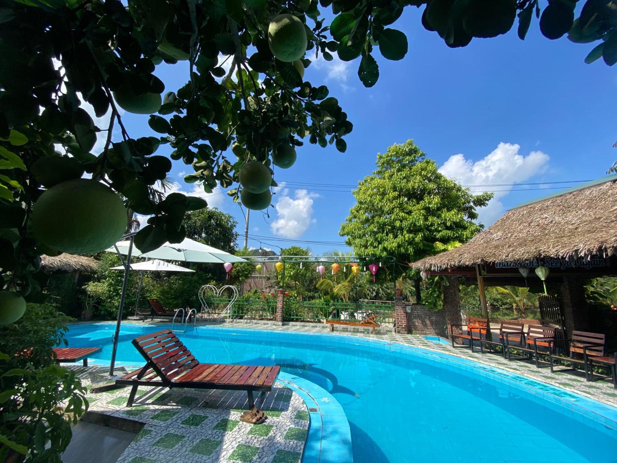 Tam Coc Little River Bungalow Ninh Bình Exteriör bild